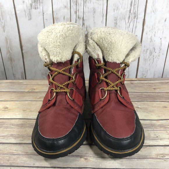 Sorel Carnival Waterproof Boots Womens Size 8.5 Outdoors Hiking Trail Faux Fur - Picture 4 of 11